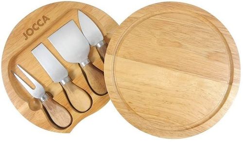 Set de tabla y cuchillos para queso Jocca
